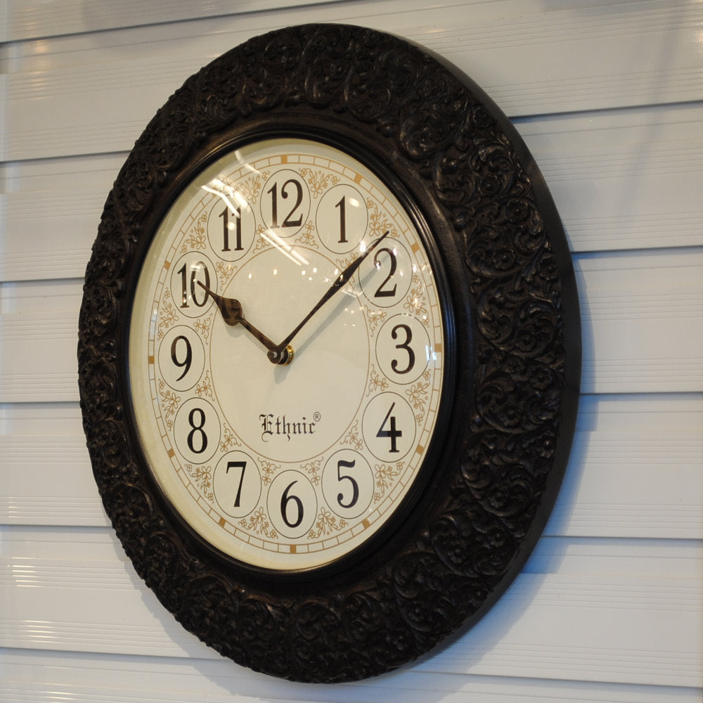 時計 壁掛け時計 掛時計 オシャレ おしゃれ ウォールクロック ウォール クロック 丸型時計 EthnicClockMakerts