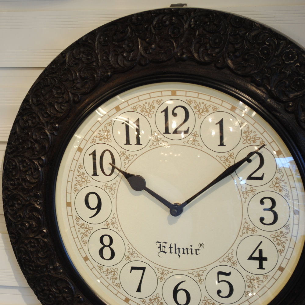 時計 壁掛け時計 掛時計 オシャレ おしゃれ ウォールクロック ウォール クロック 丸型時計 EthnicClockMakerts