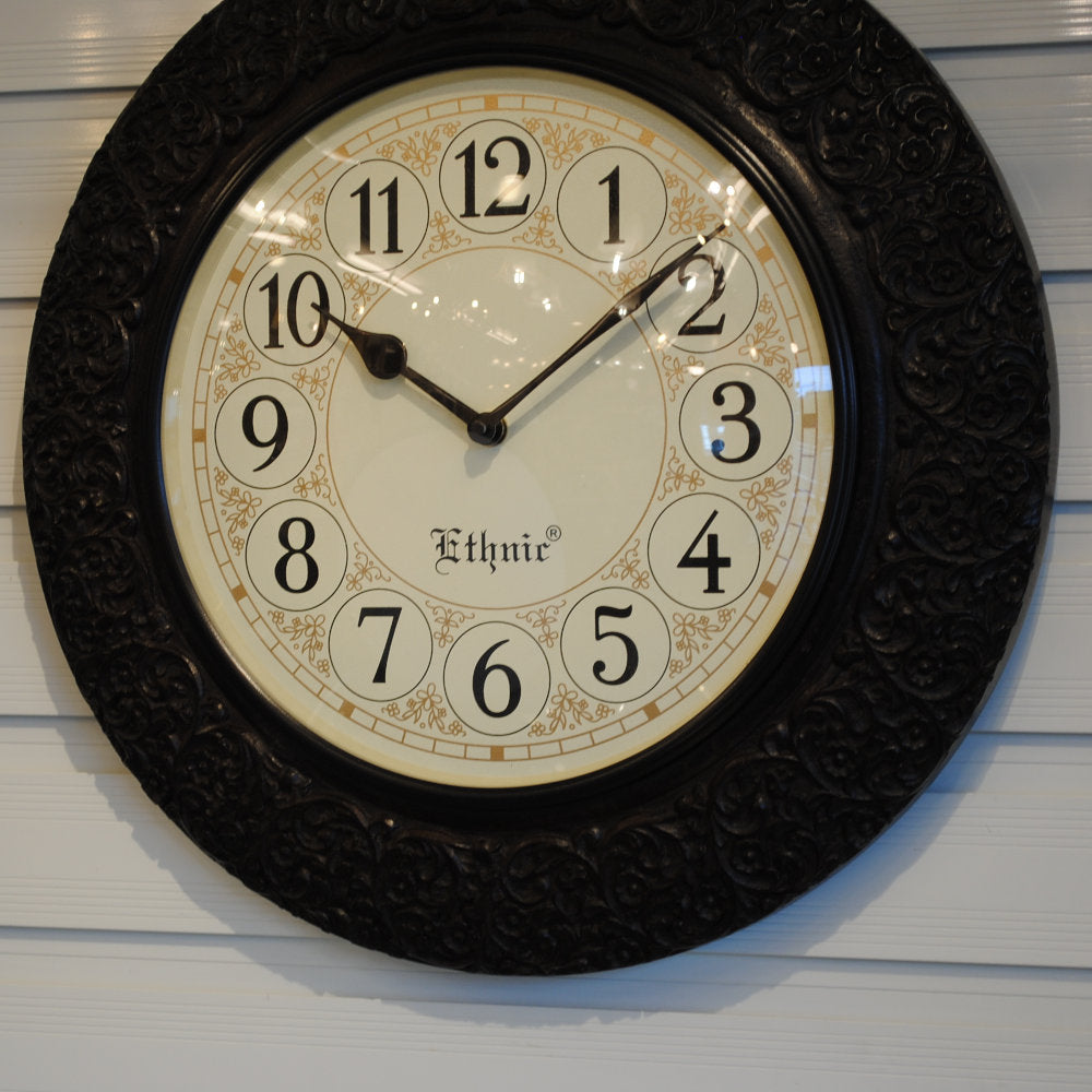 時計 壁掛け時計 掛時計 オシャレ おしゃれ ウォールクロック ウォール クロック 丸型時計 EthnicClockMakerts