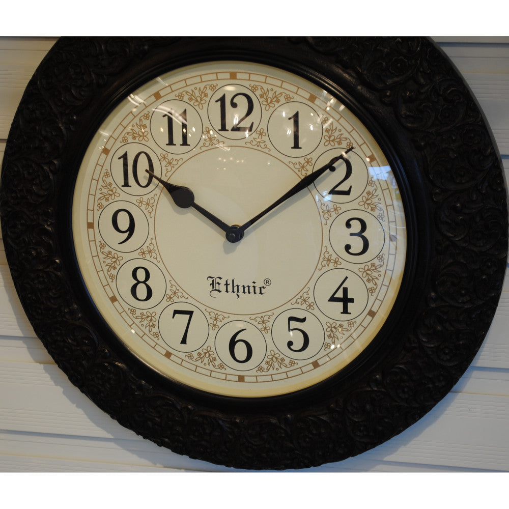 時計 壁掛け時計 掛時計 オシャレ おしゃれ ウォールクロック ウォール クロック 丸型時計 EthnicClockMakerts