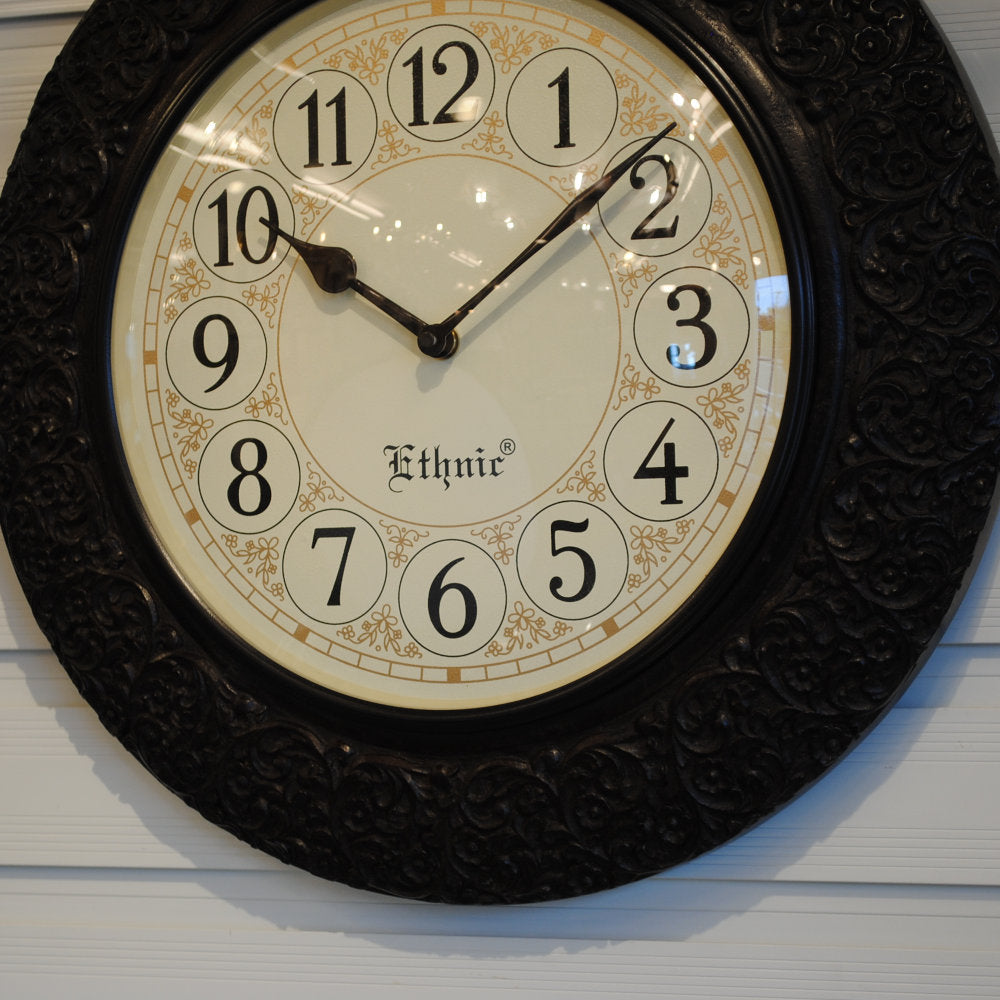 時計 壁掛け時計 掛時計 オシャレ おしゃれ ウォールクロック ウォール クロック 丸型時計 EthnicClockMakerts