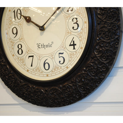 時計 壁掛け時計 掛時計 オシャレ おしゃれ ウォールクロック ウォール クロック 丸型時計 EthnicClockMakerts