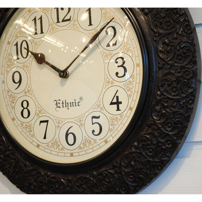 時計 壁掛け時計 掛時計 オシャレ おしゃれ ウォールクロック ウォール クロック 丸型時計 EthnicClockMakerts