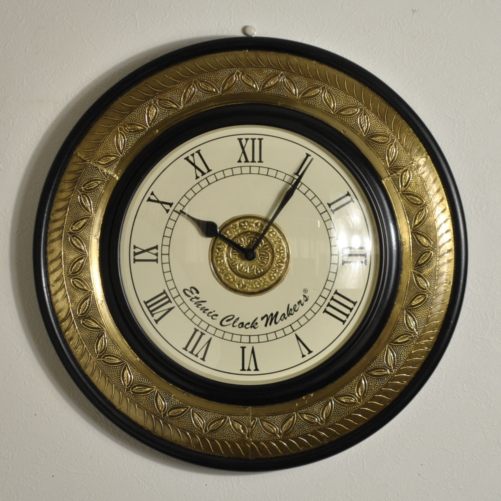 時計 壁掛け時計 掛時計 オシャレ おしゃれ ウォールクロック ウォール クロック 丸型時計 EthnicClockMakerts 306017