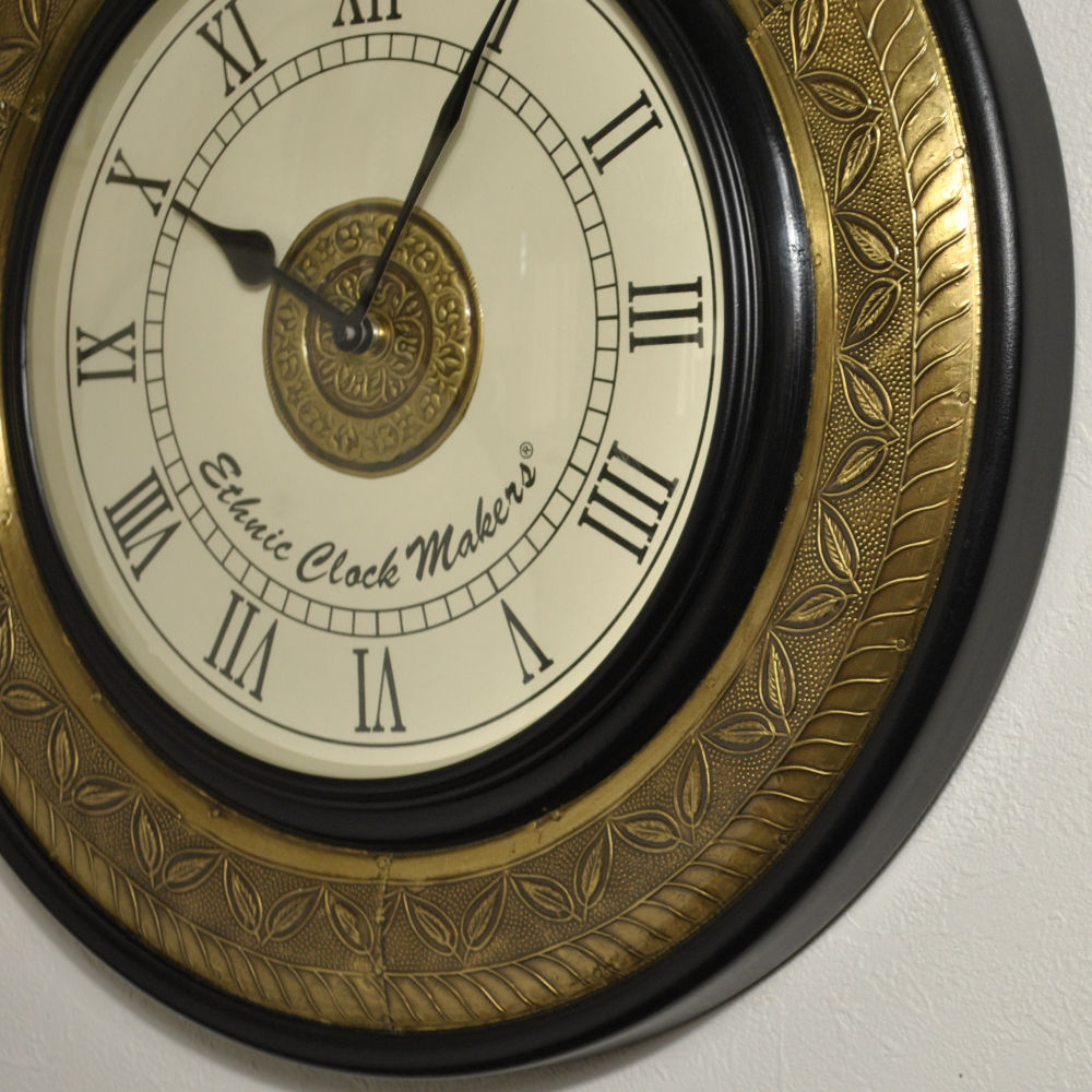 時計 壁掛け時計 掛時計 オシャレ おしゃれ ウォールクロック ウォール クロック 丸型時計 EthnicClockMakerts 306017