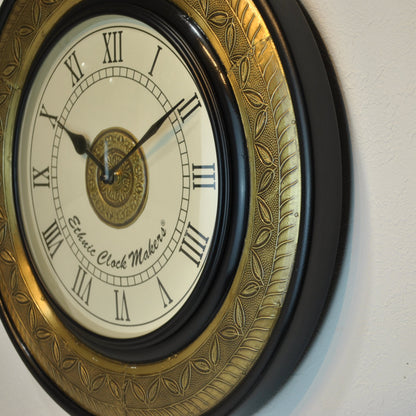 時計 壁掛け時計 掛時計 オシャレ おしゃれ ウォールクロック ウォール クロック 丸型時計 EthnicClockMakerts 306017