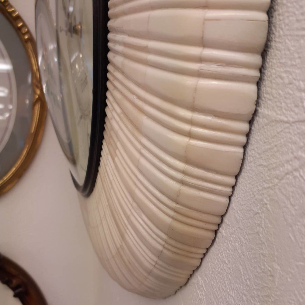 時計 掛時計 ウォールクロック 丸 象嵌 BONE ボーン Ethnic clock Makerts エスニック クロック マーケット 0328018 クラシック