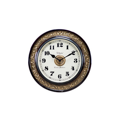 時計 壁掛け時計 掛時計 オシャレ おしゃれ ウォールクロック ウォール クロック 丸型時計 EthnicClockMakerts 306023