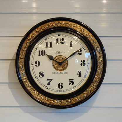 時計 壁掛け時計 掛時計 オシャレ おしゃれ ウォールクロック ウォール クロック 丸型時計 EthnicClockMakerts 306023