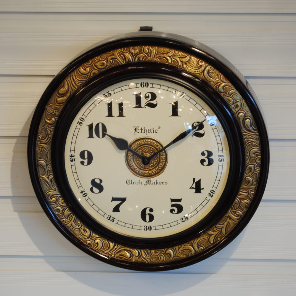 時計 壁掛け時計 掛時計 オシャレ おしゃれ ウォールクロック ウォール クロック 丸型時計 EthnicClockMakerts 306023
