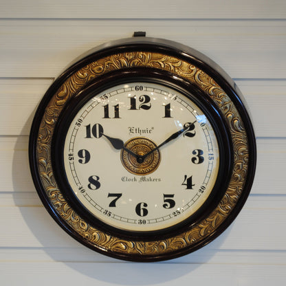 時計 壁掛け時計 掛時計 オシャレ おしゃれ ウォールクロック ウォール クロック 丸型時計 EthnicClockMakerts 306023