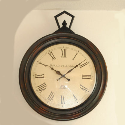 時計 壁掛け時計 掛時計 オシャレ ポッポ屋時計 おしゃれ ウォールクロック ウォール クロック 丸 Ethnic clock Makerts 306026