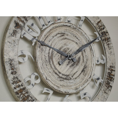 時計 壁掛け時計 オシャレ 丸 アンティーク風 掛時計 スケルトン カフェ クラシック ウォールクロック EthnicClockMakerts 306028