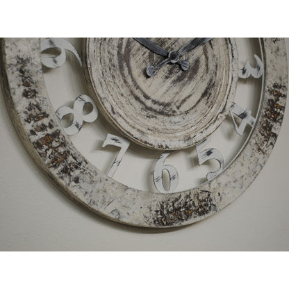 時計 壁掛け時計 オシャレ 丸 アンティーク風 掛時計 スケルトン カフェ クラシック ウォールクロック EthnicClockMakerts 306028