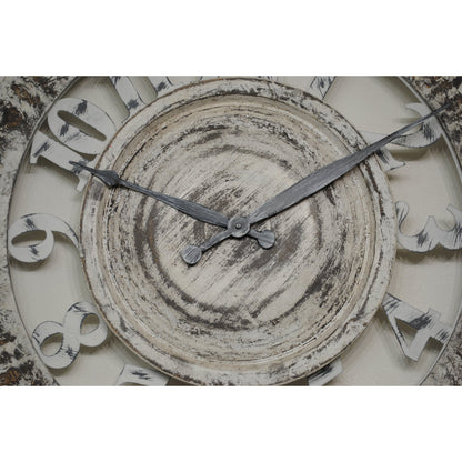 時計 壁掛け時計 オシャレ 丸 アンティーク風 掛時計 スケルトン カフェ クラシック ウォールクロック EthnicClockMakerts 306028