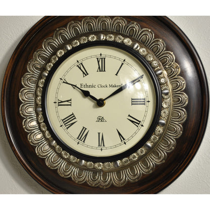 時計 壁掛け時計 掛時計 オシャレ おしゃれ ウォールクロック ウォール クロック 丸型時計 EthnicClockMakerts 306037