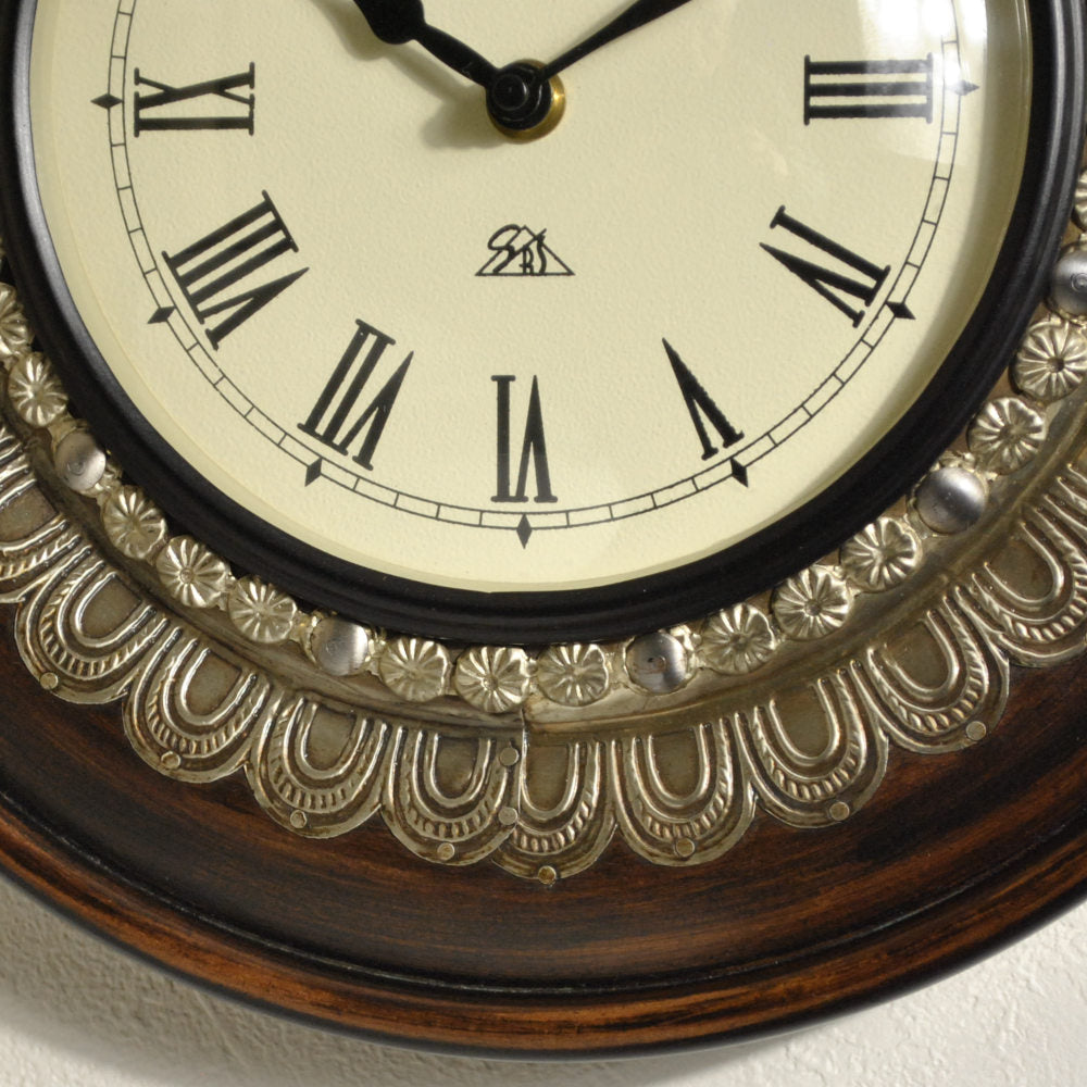 時計 壁掛け時計 掛時計 オシャレ おしゃれ ウォールクロック ウォール クロック 丸型時計 EthnicClockMakerts 306037