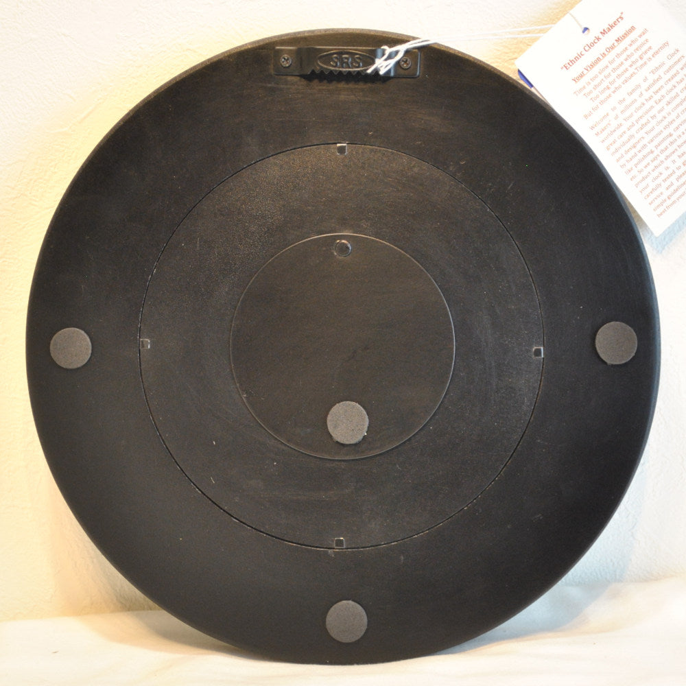 時計 壁掛け時計 掛時計 オシャレ おしゃれ ウォールクロック ウォール クロック 丸型時計 EthnicClockMakerts 306037