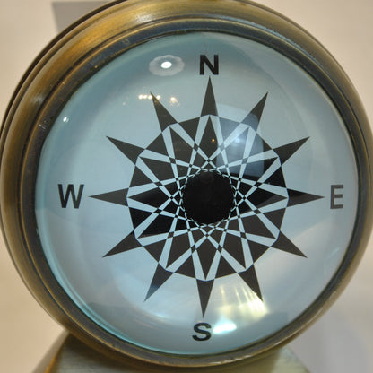 時計 球型置時計 レンズ時計 置時計 インテリア時計 真鍮製時計 インテリア雑貨 テーブルクロック アンティーク風置時計 真鍮雑貨 310003