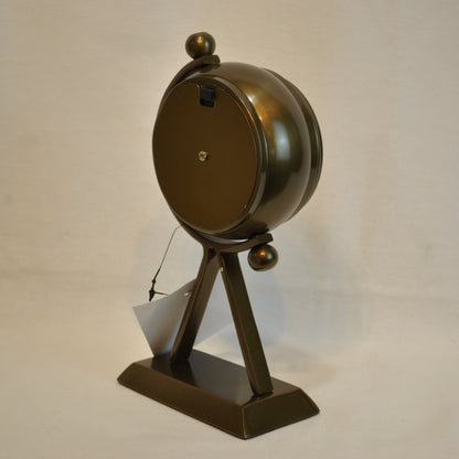 時計 地球儀型 置時計 地球儀型置時計 地球儀型時計 インテリア時計 真鍮製時計 インテリア雑貨 テーブルクロック アンティーク風置時計 真鍮雑貨 310004