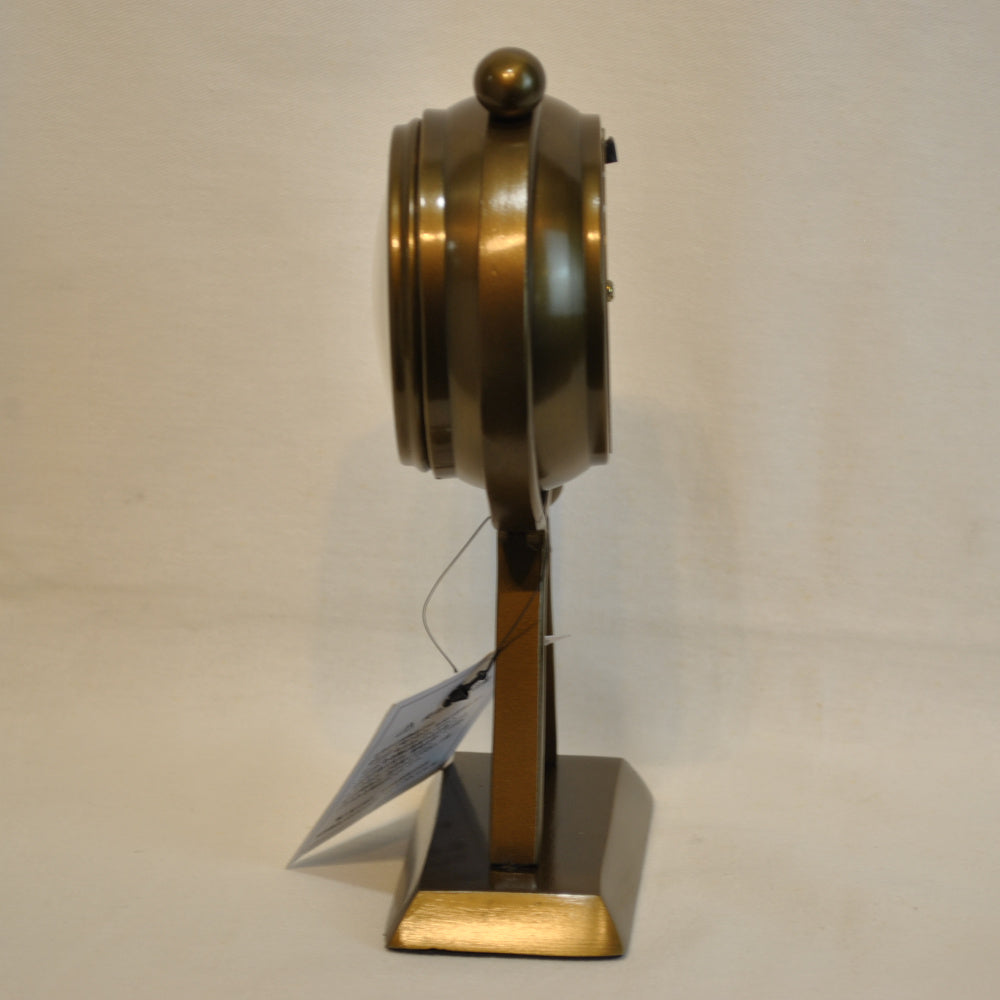 時計 地球儀型 置時計 地球儀型置時計 地球儀型時計 インテリア時計 真鍮製時計 インテリア雑貨 テーブルクロック アンティーク風置時計 真鍮雑貨 310004