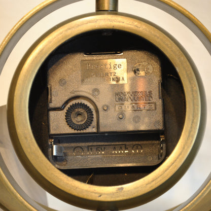 時計 天球儀型 置時計 天球儀型置時計 天球儀型時計 インテリア時計 真鍮製時計 インテリア雑貨 テーブルクロック アンティーク風置時計 真鍮雑貨 310005