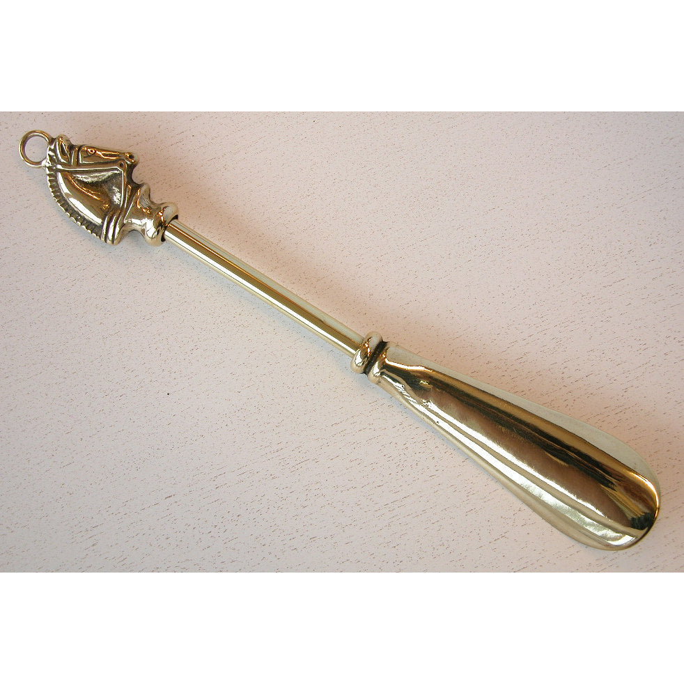 靴ベラ シューホーン イタリア製 おしゃれ くつべら 真鍮 スタイリッシュ 玄関雑貨 イタリーの靴べら ホース 馬 スティラーズ ブラス アンティーク調 雑貨 388282