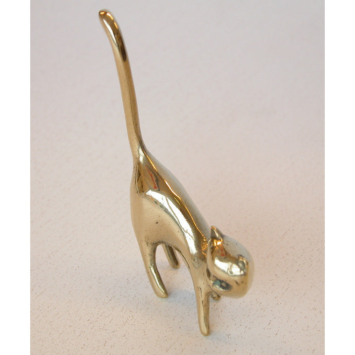 リングホルダー CAT 猫 STILARS スティラーズ 真鍮 ブラス イタリア製 アンティーク調 雑貨 388283