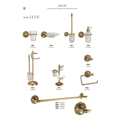 コスメツリー ソープデュッシュ イタリア製 おしゃれ 陶器 イタリアンクラシック 真鍮 ブラス製 かわいい サニタリー 洗面 インテリア雑貨 置物 388311