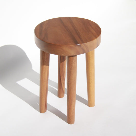 スツール 丸型スツール チークスツール チーク無垢材スツール チーク無垢材 1人掛け椅子 チェア 丸椅子 一人掛け アンティーク風家具 アンティーク調 7286000