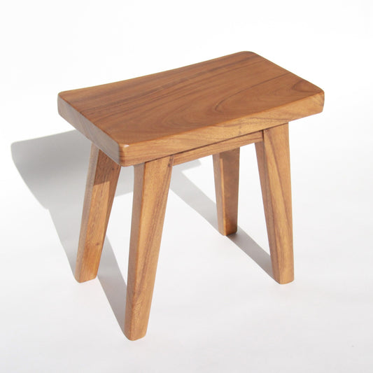 スツール ベンチ型スツール チークスツール チーク無垢材スツール チーク無垢材 1人掛け椅子 チェア ベンチ 1人掛け アンティーク風家具 アンティーク調 7286001