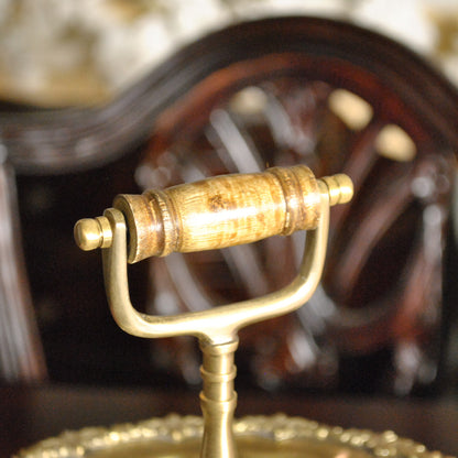 アフタヌーンティースタンド 真鍮雑貨 ケーキスタンド 真鍮製プレート 2段プレート 真鍮 2段トレー ディスプレイプレート クラシック アンティーク風 7347060