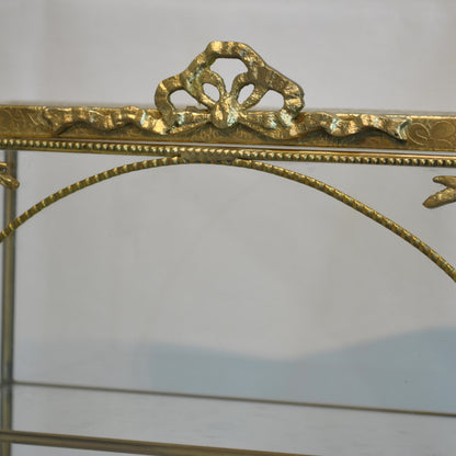 アクセサリーキャビネット キュリオケース 真鍮製 ガラスケース 3段キャビネット ガラスドアキャビネット アクセサリーケース ディスプレイキャビネット 7347075