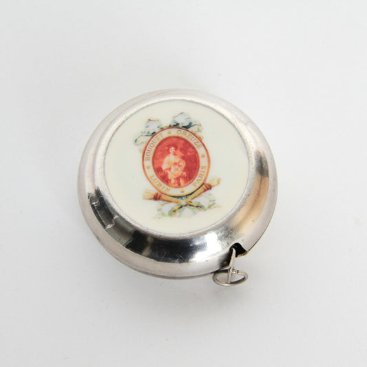 メジャー 巻き尺 七宝焼き 真鍮製 雑貨 計測器 物差し アンティーク風メジャー 真鍮雑貨 7347096