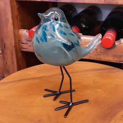 鳥 置物 オブジェ ガラス グラスオブジェ バードグラス かわいい インテリア 雑貨 ガラスのオブジェ ガラスバード 7688018