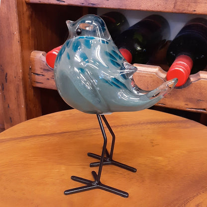 鳥 置物 オブジェ ガラス グラスオブジェ バードグラス かわいい インテリア 雑貨 ガラスのオブジェ ガラスバード 7688018
