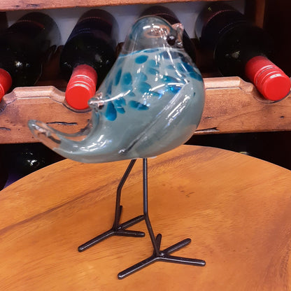 鳥 置物 オブジェ ガラス グラスオブジェ バードグラス かわいい インテリア 雑貨 ガラスのオブジェ ガラスバード 7688018