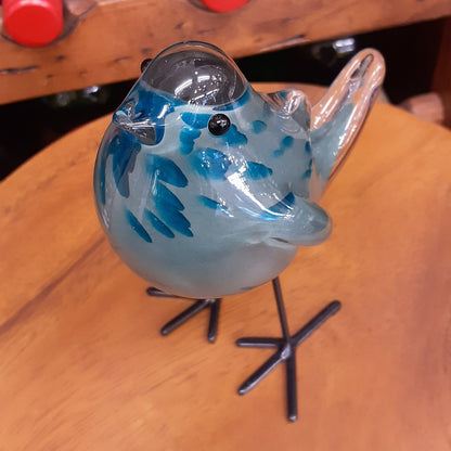 鳥 置物 オブジェ ガラス グラスオブジェ バードグラス かわいい インテリア 雑貨 ガラスのオブジェ ガラスバード 7688018