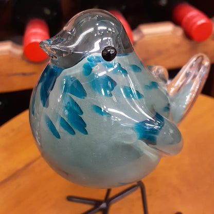 鳥 置物 オブジェ ガラス グラスオブジェ バードグラス かわいい インテリア 雑貨 ガラスのオブジェ ガラスバード 7688018