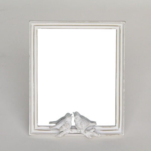 スタンドミラー 卓上ミラー ミラー 置き鏡 オシャレ アンティーク風 クラシック フレンチ ホワイト エレガント 姫家具 かわいい 883022WH