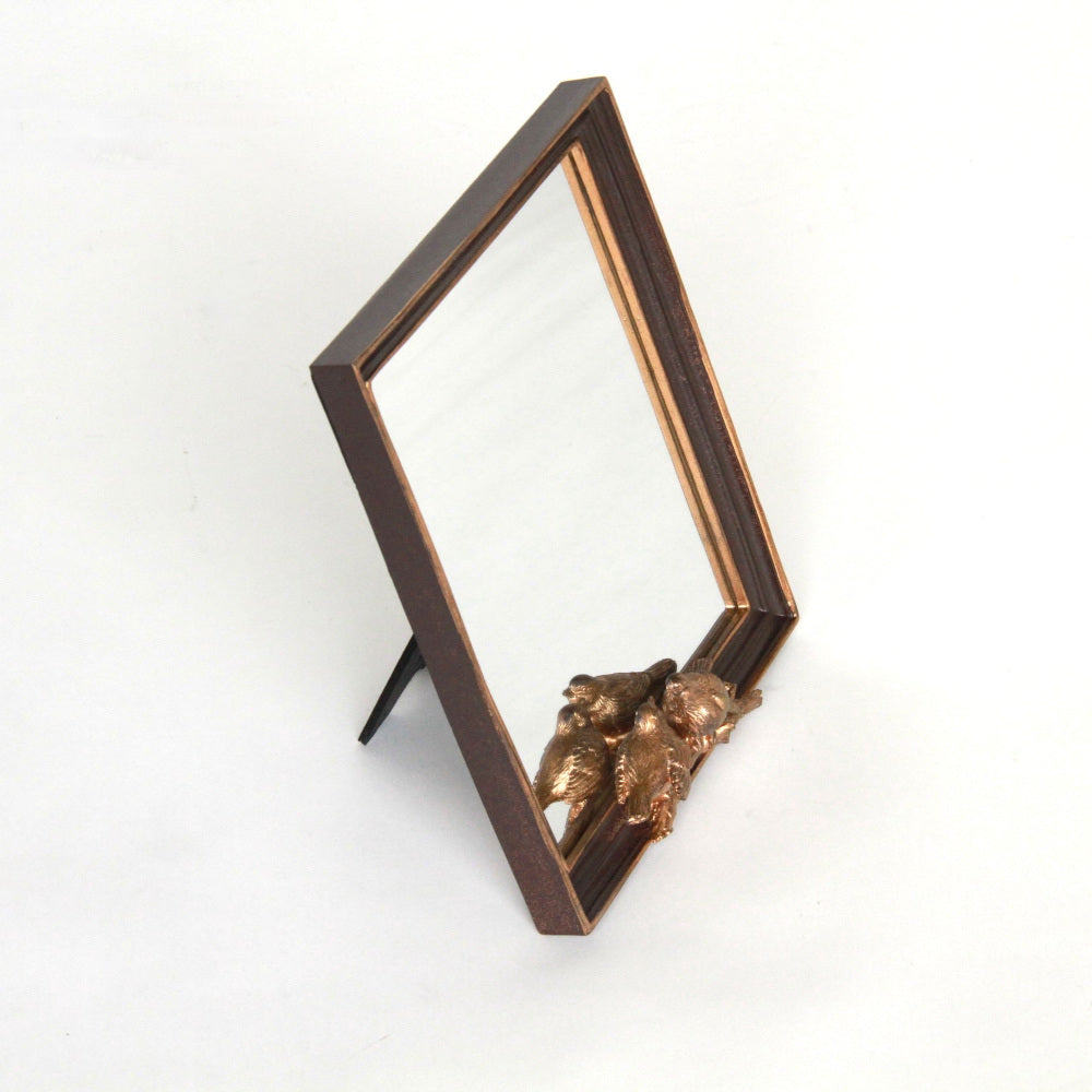 スタンドミラー 卓上ミラー ミラー 置き鏡 オシャレ アンティーク風 クラシック フレンチ ゴールド エレガント 姫家具 かわいい 883023GD